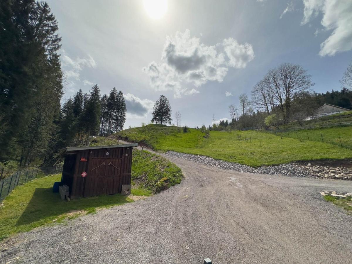 Le Refuge Perche Du Saut De La Bourrique Spa, Terrain Cloture Gérardmer Exterior foto