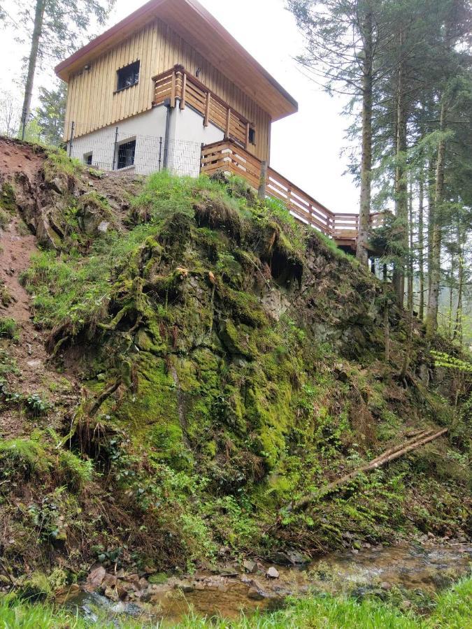 Le Refuge Perche Du Saut De La Bourrique Spa, Terrain Cloture Gérardmer Exterior foto