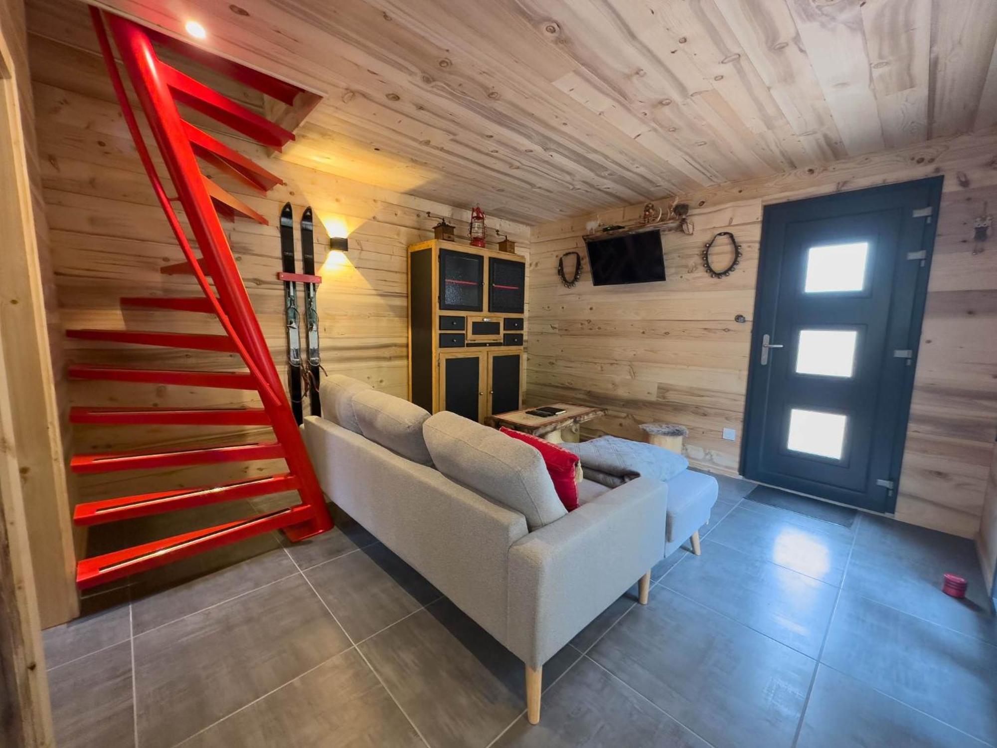Le Refuge Perche Du Saut De La Bourrique Spa, Terrain Cloture Gérardmer Exterior foto